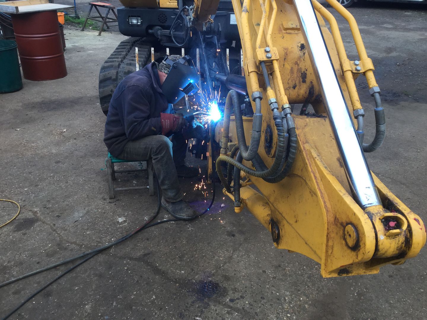bucket rake ripper for excavators construction advice MIG Welding Forum